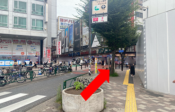 ヨドバシカメラへ進む
