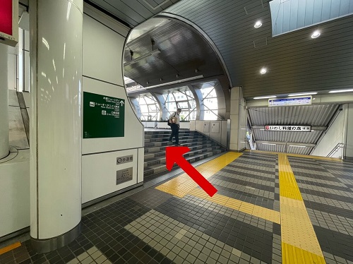 大崎ニューシティの方面に進んでださい。