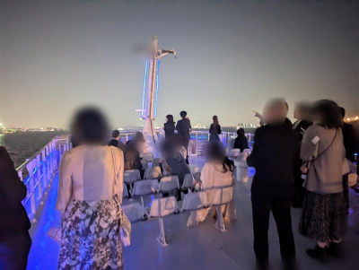 大型船を200名で貸切！春のナイトクルーズ！