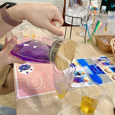 自分好みに作れるドリンク試飲会を開催しました！