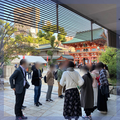 ＼生田神社ペア散歩／縁結びのパワースポットで恋が生まれるかも♡