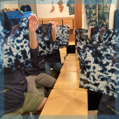 ♡体験コン♡伝統工芸の藍染体験で、自分だけのオリジナルハンカチ作り♪