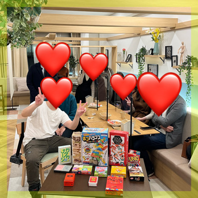 【恋するボードゲームコン開催♡】初参加・一人参加でも楽しく出会える♪