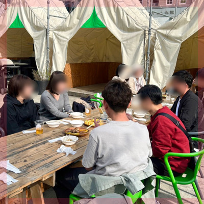 【食事付き】BBQセット＆飲み放題春を感じるグランピングBBQ♪