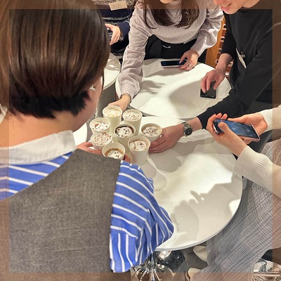 ＼人気のラテアートコン♡／みんなで楽しく簡単♪《ラテアート教室》