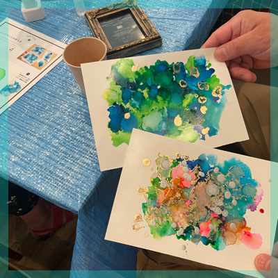 芸術の秋！【アルコールインクアート体験】