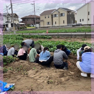 ＼さつまいも掘り♪／掘りやすい砂地でわいわい楽しく畑体験♡