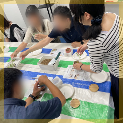 ＼多肉植物の寄せ植え体験／体験を通して自然と距離が縮まる♪