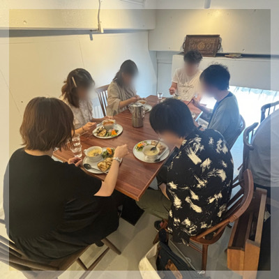 朝活コン☆本町の隠れ家カフェでブランチ【ホットサンド・サラダ・スープ付き】