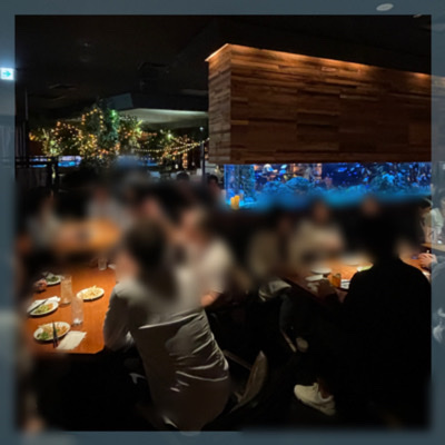 アクアリウムダイニングで素敵な出会い♡ 【軽食＆アルコール飲み放題つき】