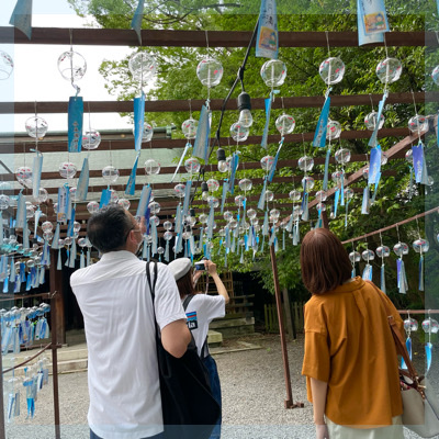 ＼ 風鈴まつりin水無瀬神宮 ／招福の風に包まれて良縁ゲット♡