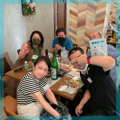 40・50代の社会人クラブ『モカ』活動メンバー募集中♪今回は日本酒のみ比べ