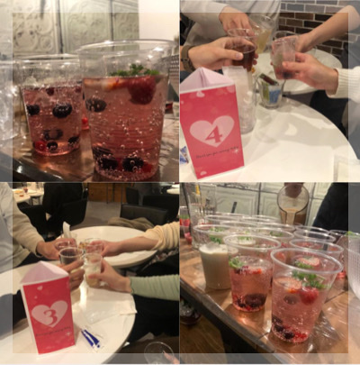 《恋活Bar》ゲーム景品有！アルコール飲み放題♪バレンタイン限定ドリンク付