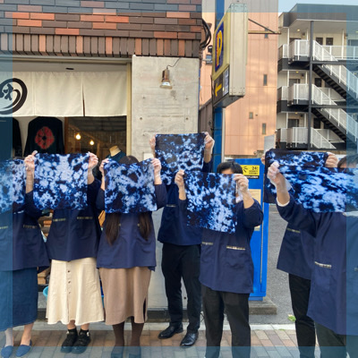 ♡体験コン♡伝統工芸の藍染体験で、自分だけのオリジナルハンカチ作り♪