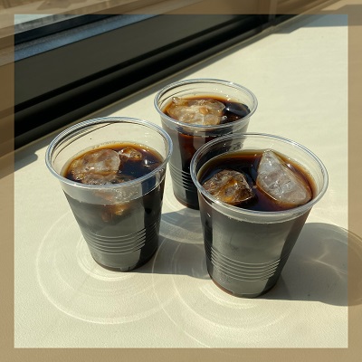 《アイスコーヒー飲み比べ♡》豆から挽いたり、利きコーヒーをしたり！