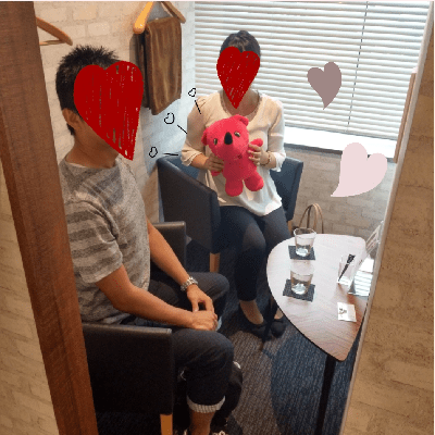お席にて📷♡