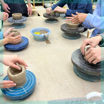 ＼陶芸コン☆貸切空間／世界に1つだけのコップやお皿を作ろう♪