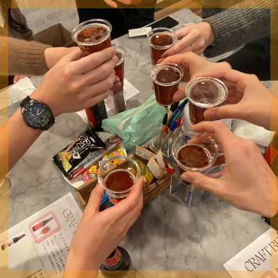 《バレンタイン×クラフトビール》チョコと3種の限定ビールを飲み比べ♡