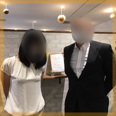 カップリングされた方のお写真付き♪