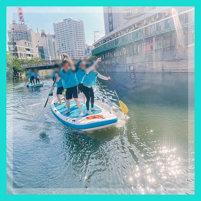 ＼新体験★水の上でおさんぽ!?／MEGA SUPで水上おさんぽin 横浜♪