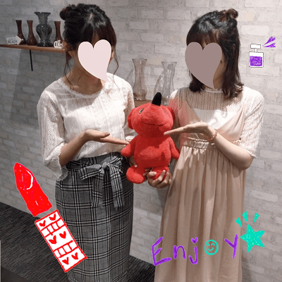 お友達どうしでご参加女性様のお写真付き📷