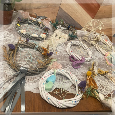 いい夢を捕まえる！？【ドリームキャッチャーづくり】