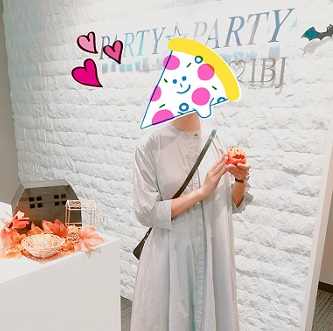 ワンピースがひらり♪