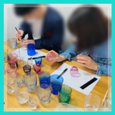 《趣味コン☆グラス作り体験》一緒にものづくり♡江戸切子を作ろう♪