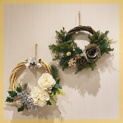 《ものづくり恋活♡》クリスマスリースを作ろう♪ 容姿を褒められるお相手