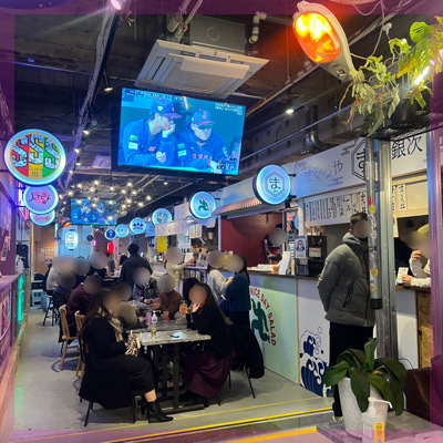 【貸切☆最大60名】フード＆ドリンクチケット付き♡出入り自由