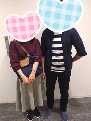 安心感あるカレ×癒し系彼女