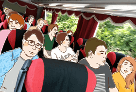 バスの車内