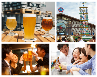 お酒を飲む男女