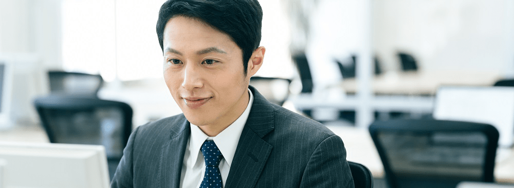安定企業の男性のイメージ