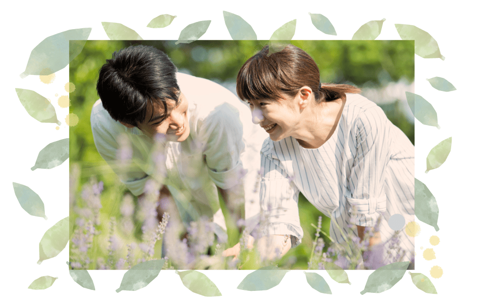 自然体カップル