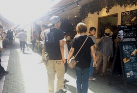 長瀞の商店街
