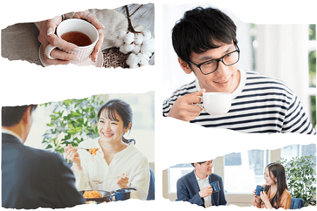 穏やかなカップル