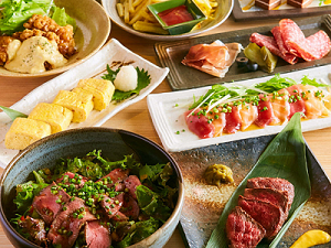 ディナーパーティーの食事