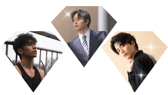 魅力的容姿の男性