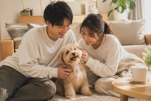 ペットと過ごす温かい日常