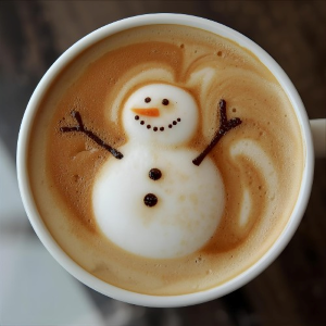 クリスマスラテアート