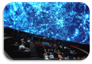 綺麗なプラネタリウムが見れる