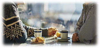 カフェデートカップル