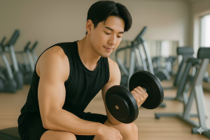 マッチョな男性