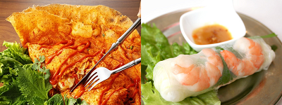 バインセオサイゴン料理