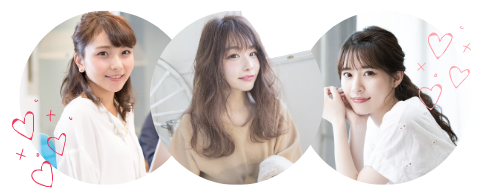 楽しそうに会話している男女