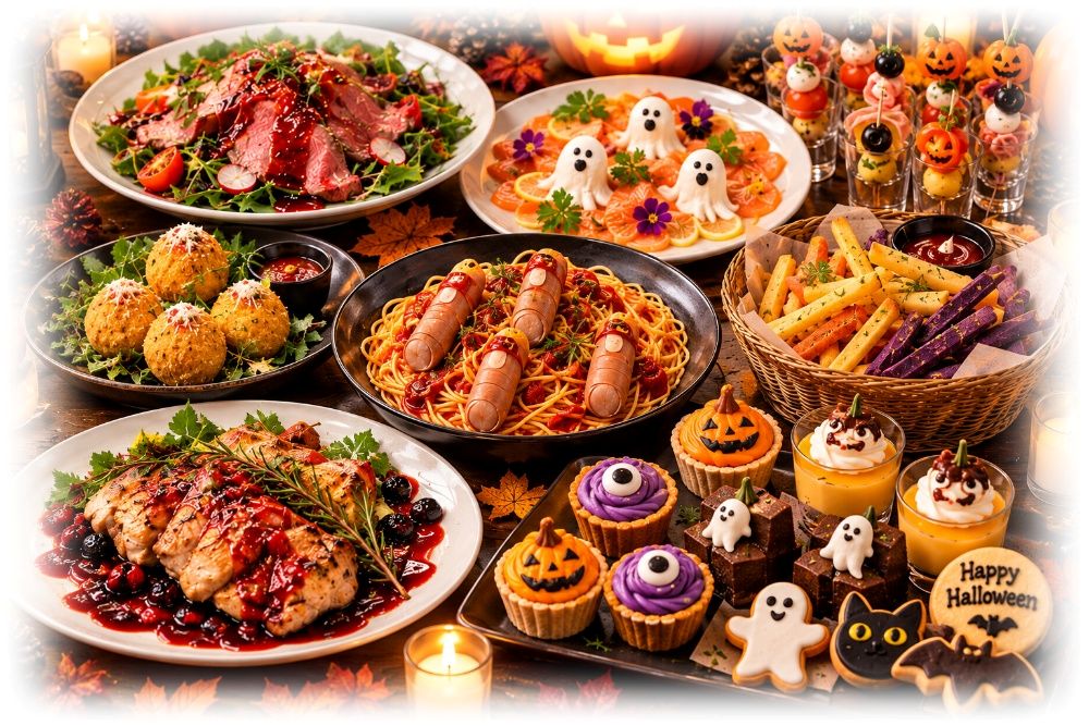 ハロウィン限定ビュッフェをご用意