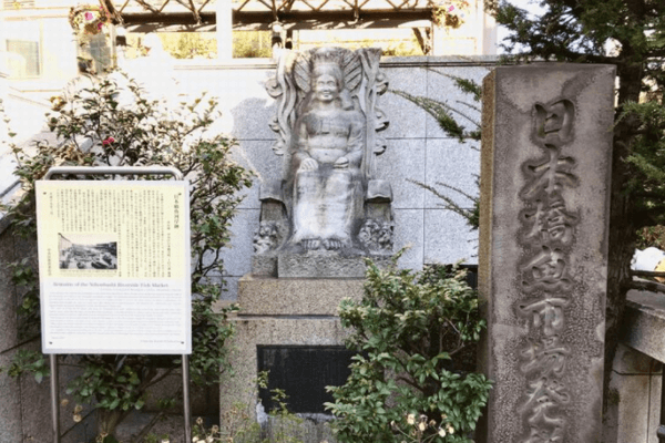 日本橋北詰魚河岸の碑