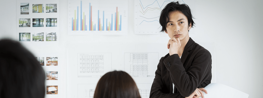 安定職業の男性