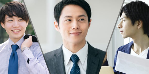 ハイステータスな男性3人